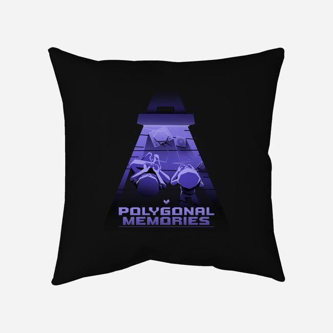 Polygonal Memories-None-Non-Removable Cover w Insert-Throw Pillow-estudiofitas