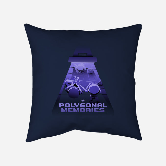 Polygonal Memories-None-Non-Removable Cover w Insert-Throw Pillow-estudiofitas