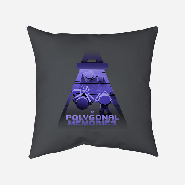 Polygonal Memories-None-Removable Cover-Throw Pillow-estudiofitas