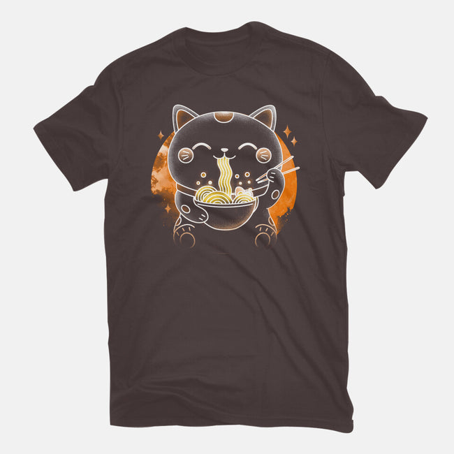 Soul Of The Ramen Cat-Womens-Basic-Tee-Donnie