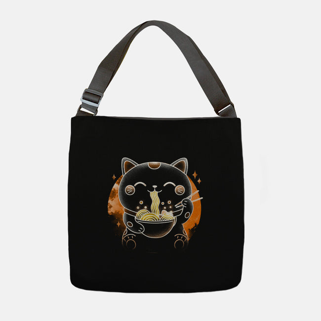 Soul Of The Ramen Cat-None-Adjustable Tote-Bag-Donnie