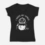 Just Give Me Some Space-Womens-V-Neck-Tee-Mushita