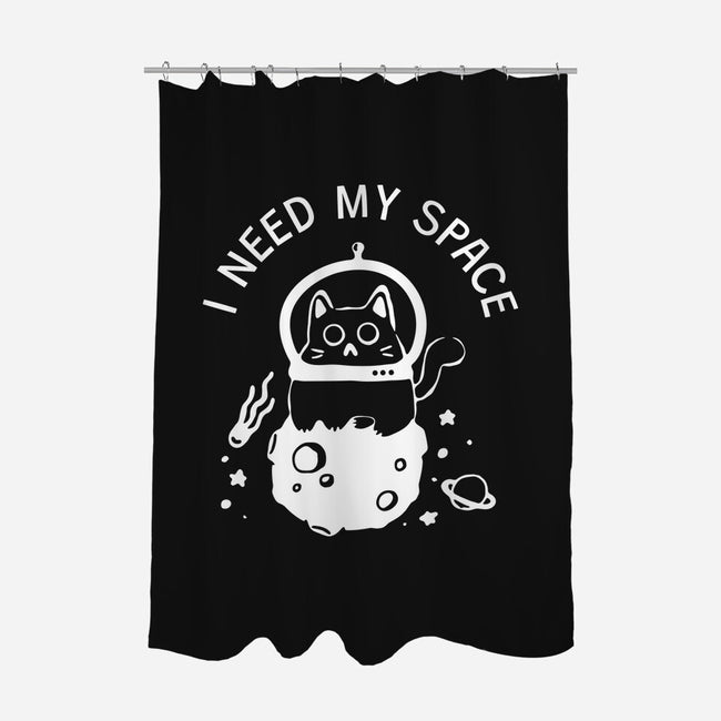 Just Give Me Some Space-None-Polyester-Shower Curtain-Mushita