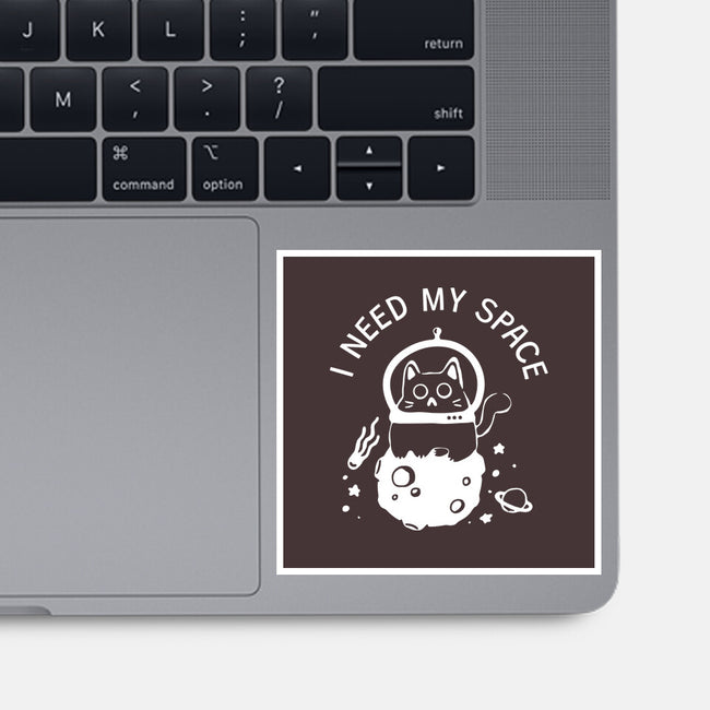 Just Give Me Some Space-None-Glossy-Sticker-Mushita