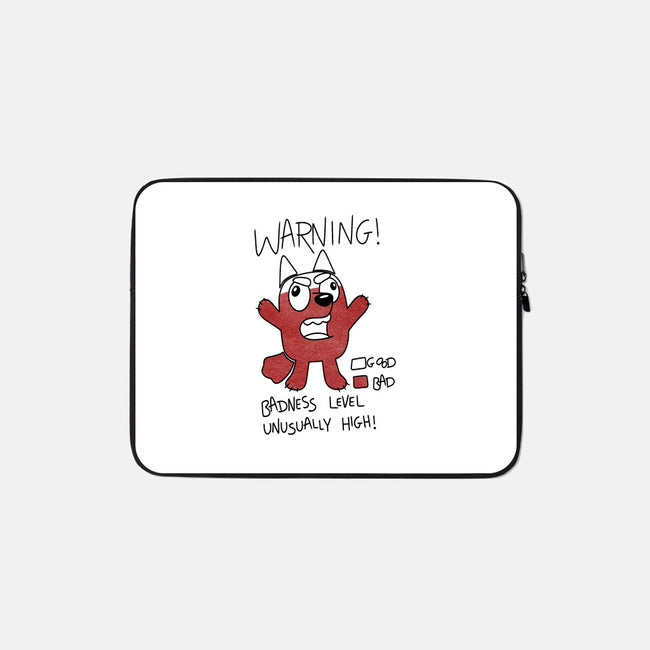 Muffin’s Badness Level-None-Zippered-Laptop Sleeve-Alexhefe