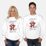 Muffin’s Badness Level-Unisex-Crew Neck-Sweatshirt-Alexhefe