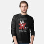 Muffin’s Badness Level-Mens-Long Sleeved-Tee-Alexhefe