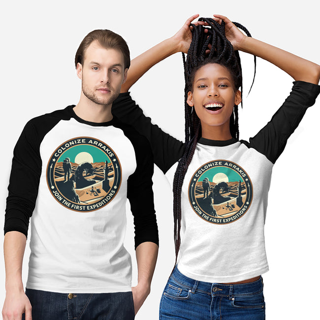 Colonize Arrakis-Unisex-Baseball-Tee-Dylon_G