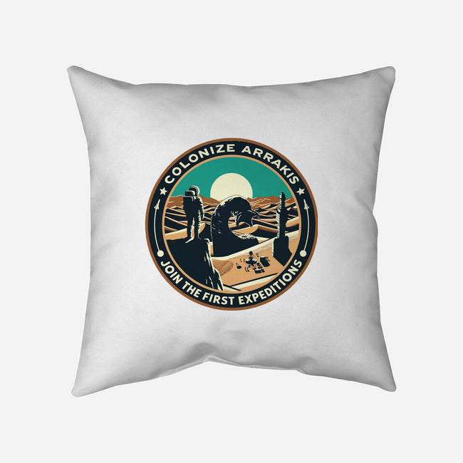 Colonize Arrakis-None-Non-Removable Cover w Insert-Throw Pillow-Dylon_G