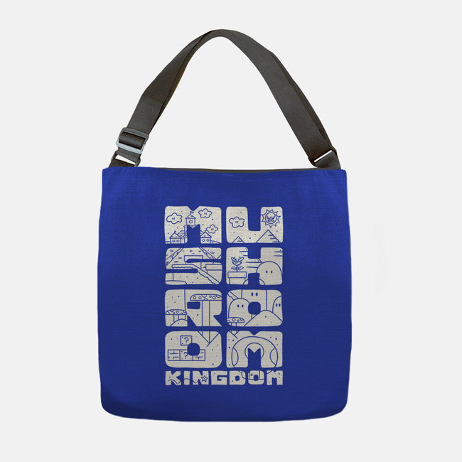 A Mushroom Kingdom-None-Adjustable Tote-Bag-Aarons Art Room