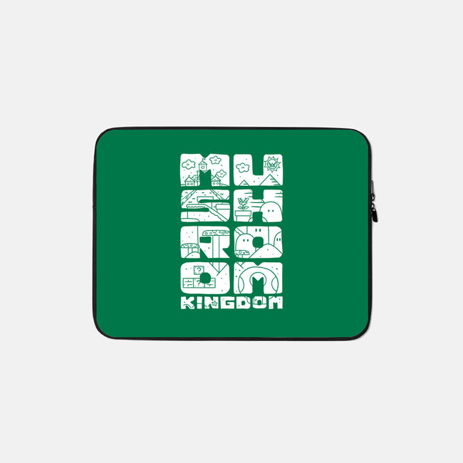 A Mushroom Kingdom-None-Zippered-Laptop Sleeve-Aarons Art Room