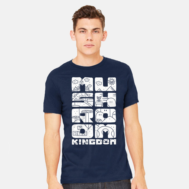 A Mushroom Kingdom-Mens-Heavyweight-Tee-Aarons Art Room