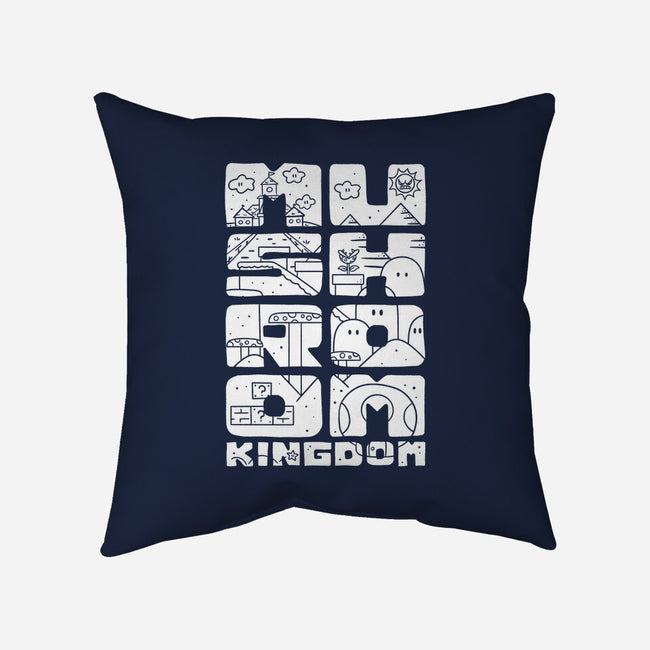 A Mushroom Kingdom-None-Non-Removable Cover w Insert-Throw Pillow-Aarons Art Room