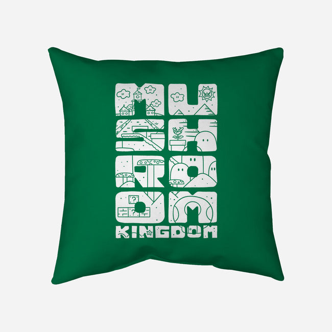 A Mushroom Kingdom-None-Removable Cover w Insert-Throw Pillow-Aarons Art Room