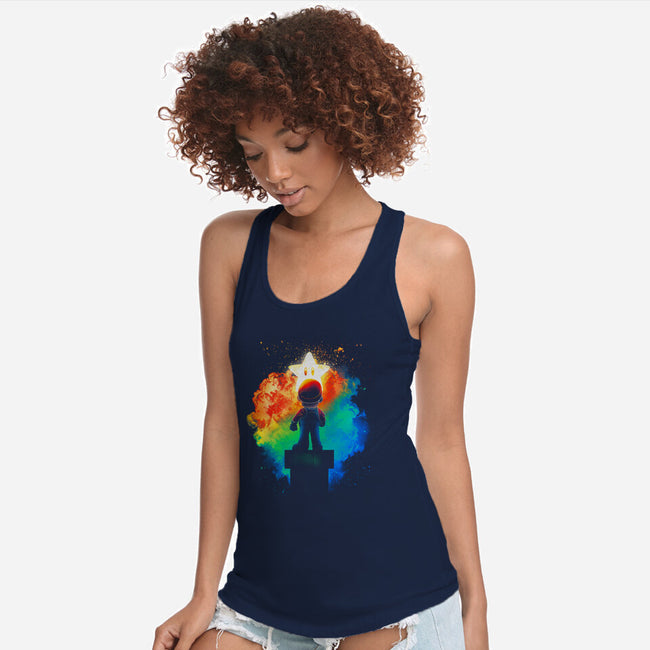 Soul Of The Star-Womens-Racerback-Tank-Donnie