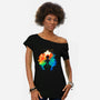 Soul Of The Star-Womens-Off Shoulder-Tee-Donnie