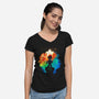 Soul Of The Star-Womens-V-Neck-Tee-Donnie