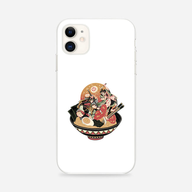 Noodle Fight-iPhone-Snap-Phone Case-momma_gorilla