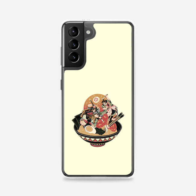 Noodle Fight-Samsung-Snap-Phone Case-momma_gorilla