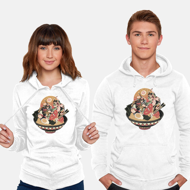 Noodle Fight-Unisex-Pullover-Sweatshirt-momma_gorilla