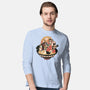 Noodle Fight-Mens-Long Sleeved-Tee-momma_gorilla