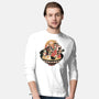 Noodle Fight-Mens-Long Sleeved-Tee-momma_gorilla