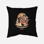 Noodle Fight-None-Non-Removable Cover w Insert-Throw Pillow-momma_gorilla