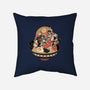 Noodle Fight-None-Non-Removable Cover w Insert-Throw Pillow-momma_gorilla