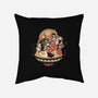 Noodle Fight-None-Removable Cover-Throw Pillow-momma_gorilla