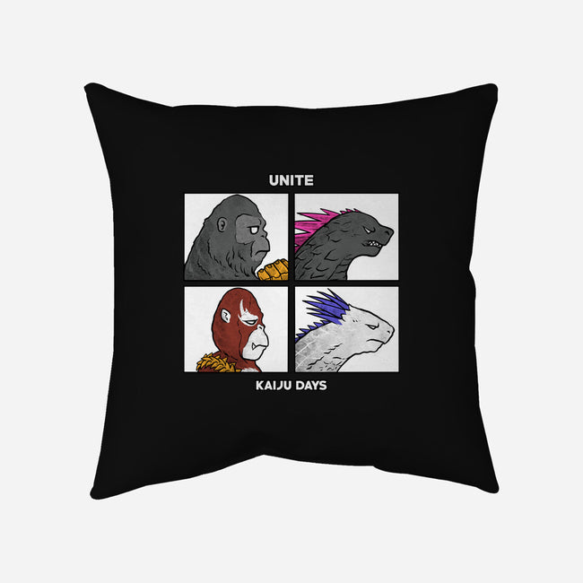 Kaiju Days-None-Non-Removable Cover w Insert-Throw Pillow-spoilerinc