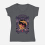 Dungeon Master Second Edition-Womens-V-Neck-Tee-Hafaell