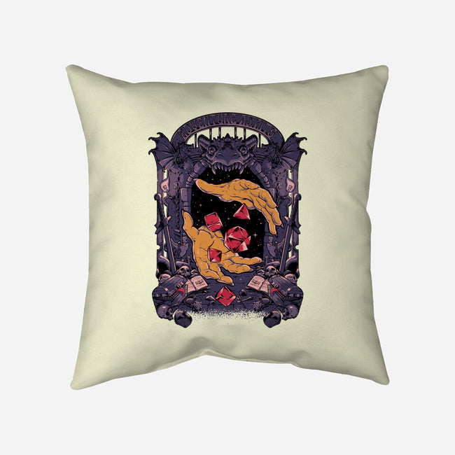 Dungeon Master Second Edition-None-Non-Removable Cover w Insert-Throw Pillow-Hafaell