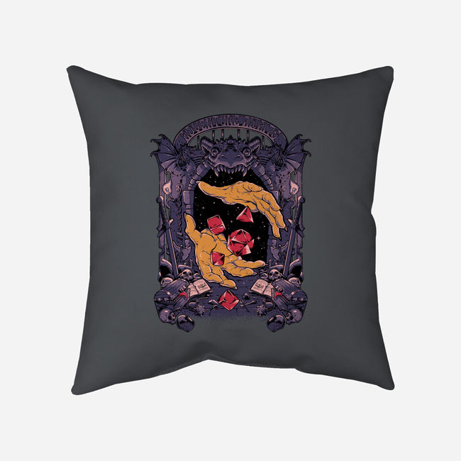 Dungeon Master Second Edition-None-Removable Cover-Throw Pillow-Hafaell