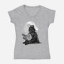 The Good Father-Womens-V-Neck-Tee-kharmazero