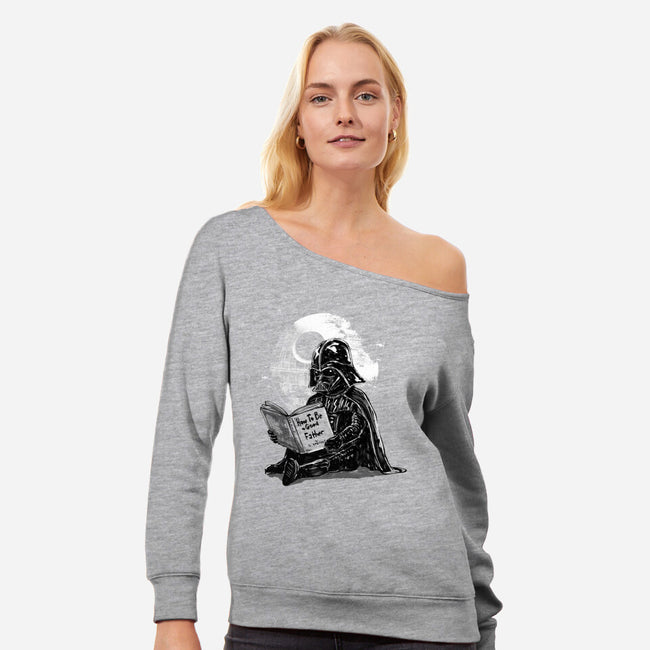 The Good Father-Womens-Off Shoulder-Sweatshirt-kharmazero