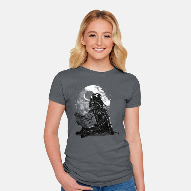 The Good Father-Womens-Fitted-Tee-kharmazero