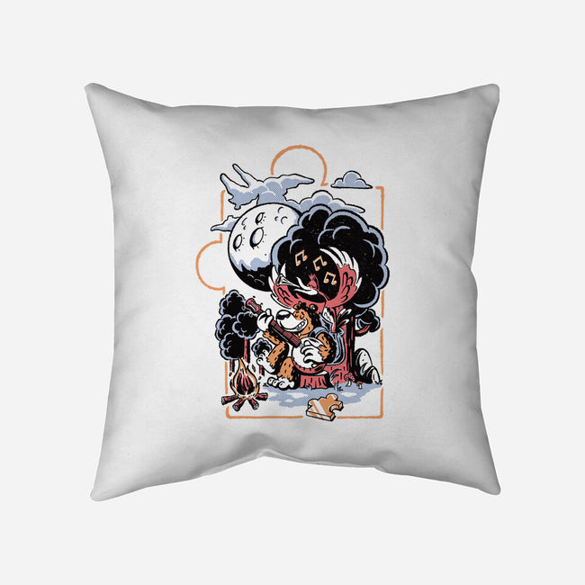 Moonlight Duet-None-Removable Cover-Throw Pillow-Henrique Torres