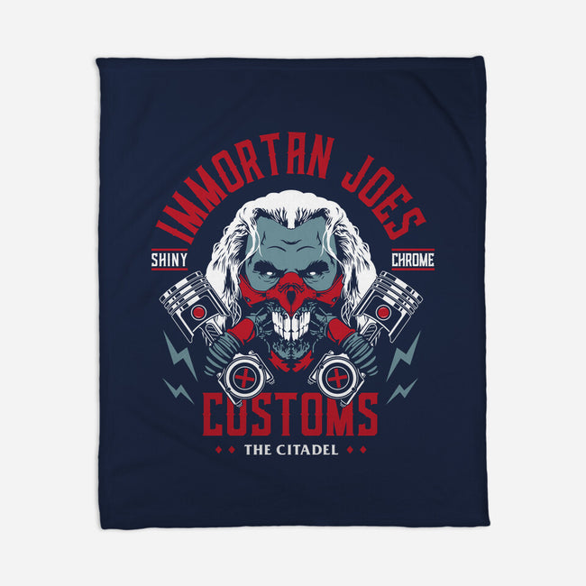 Immortan Joe's Customs-None-Fleece-Blanket-Woah Jonny