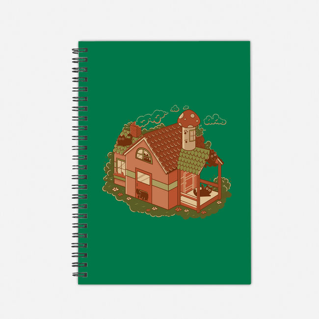 Cottage Kittens-None-Dot Grid-Notebook-tobefonseca