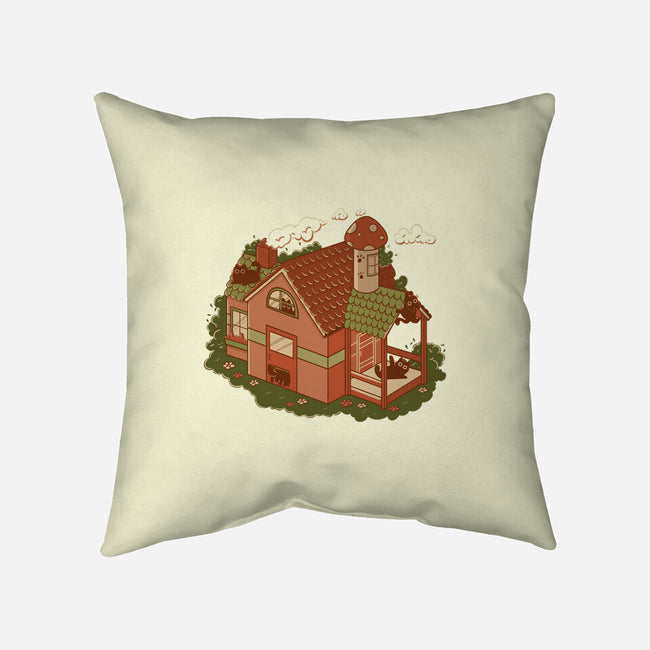 Cottage Kittens-None-Removable Cover-Throw Pillow-tobefonseca