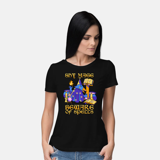 Shy Mage-Womens-Basic-Tee-FunkVampire