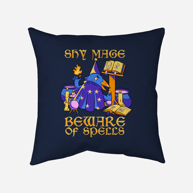 Shy Mage-None-Non-Removable Cover w Insert-Throw Pillow-FunkVampire