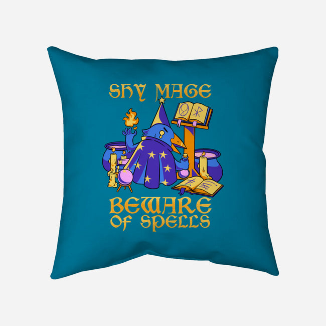 Shy Mage-None-Non-Removable Cover w Insert-Throw Pillow-FunkVampire