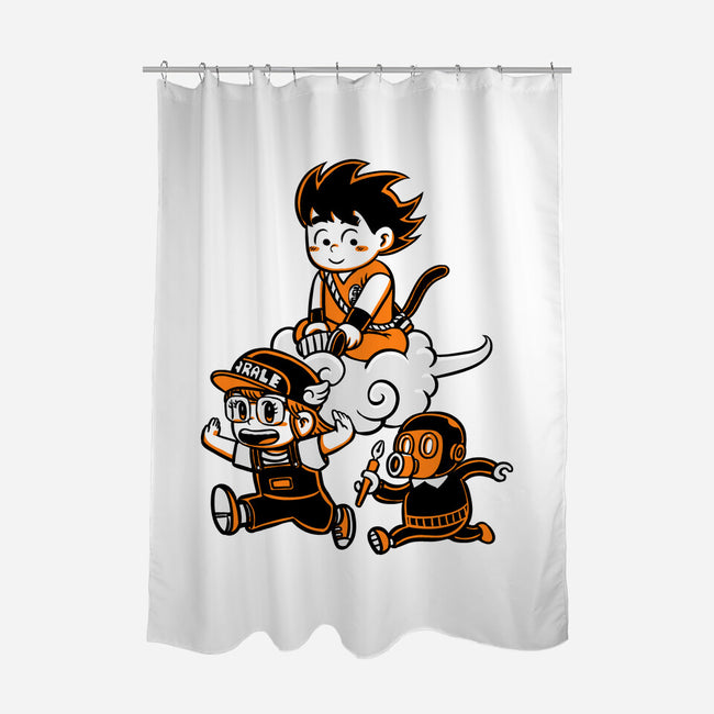 Childhood Friends-None-Polyester-Shower Curtain-naomori