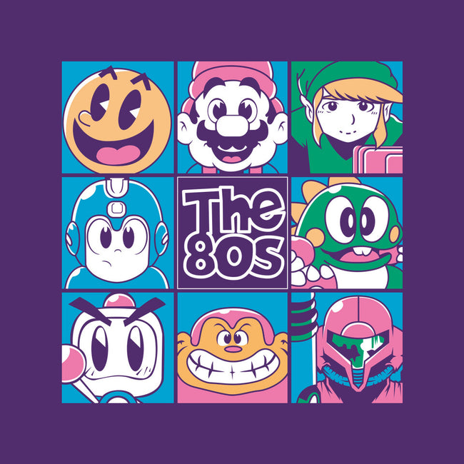The 80s Games-None-Glossy-Sticker-Planet of Tees