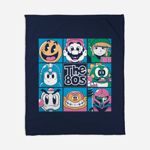The 80s Games-None-Fleece-Blanket-Planet of Tees