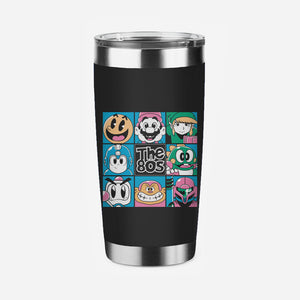 The 80s Games-None-Stainless Steel Tumbler-Drinkware-Planet of Tees