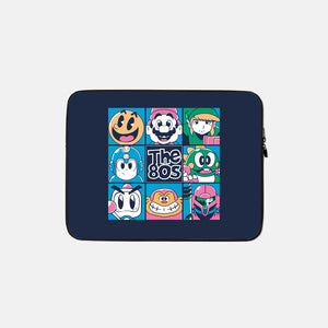 The 80s Games-None-Zippered-Laptop Sleeve-Planet of Tees