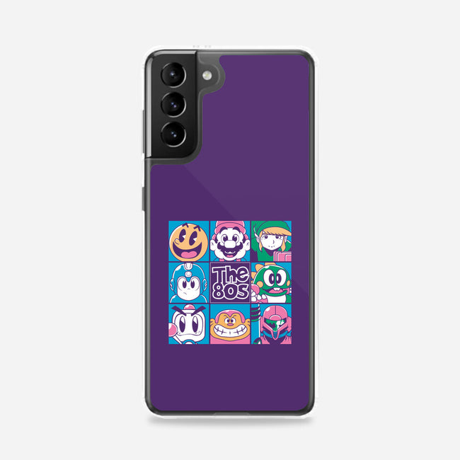 The 80s Games-Samsung-Snap-Phone Case-Planet of Tees