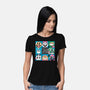 The 80s Games-Womens-Basic-Tee-Planet of Tees